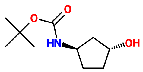 (image for) MC011822 tert-Butyl N-[(1R,3R)-3-hydroxycyclopentyl]carbamate